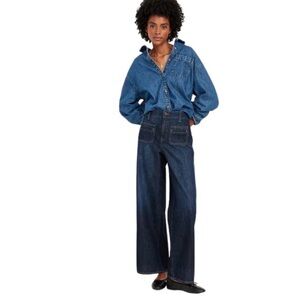 Old Navy Dark Wash Wide-Leg Women’s Jeans